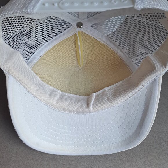 VINTAGE Carmel Sea Otter Patch USED Hat (White, Snapback, California) - Picture 7 of 8